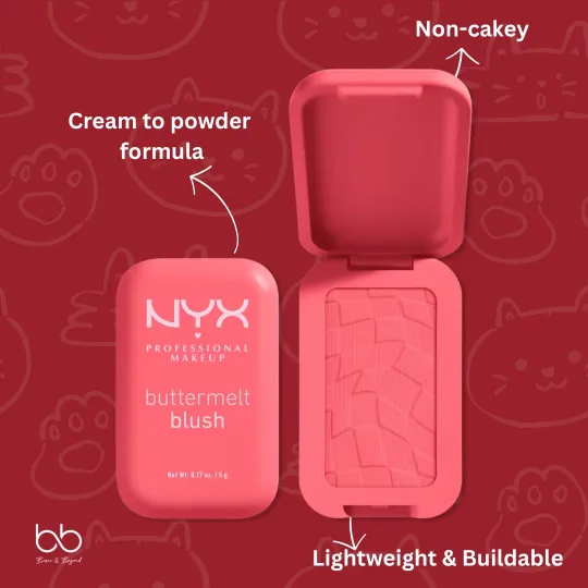NYX Professional Makeup Buttermelt Blush 
